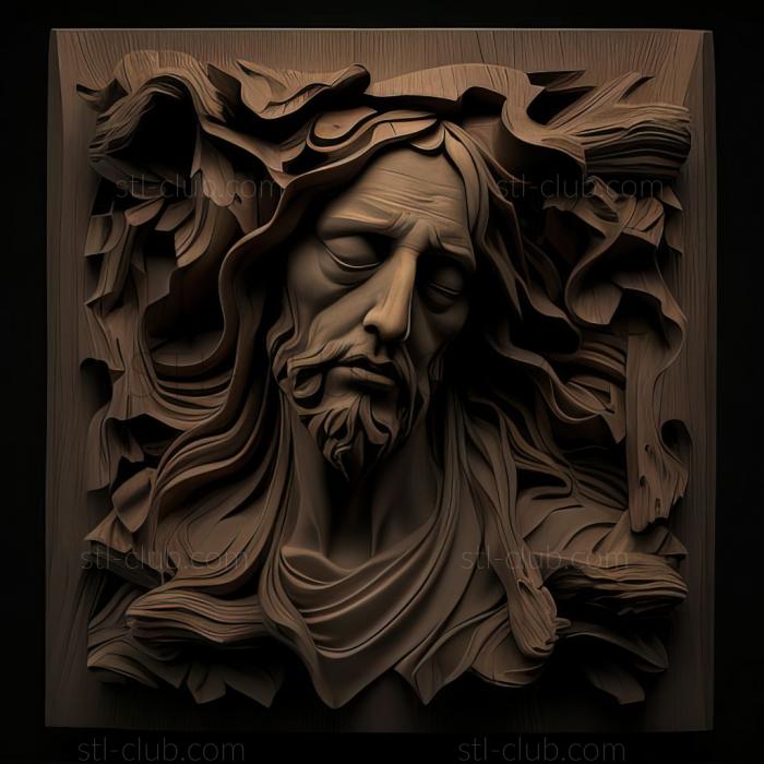 3D model st jesus (STL)